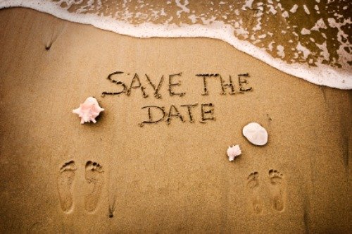 A destination wedding save the date is one of those details that takes on a